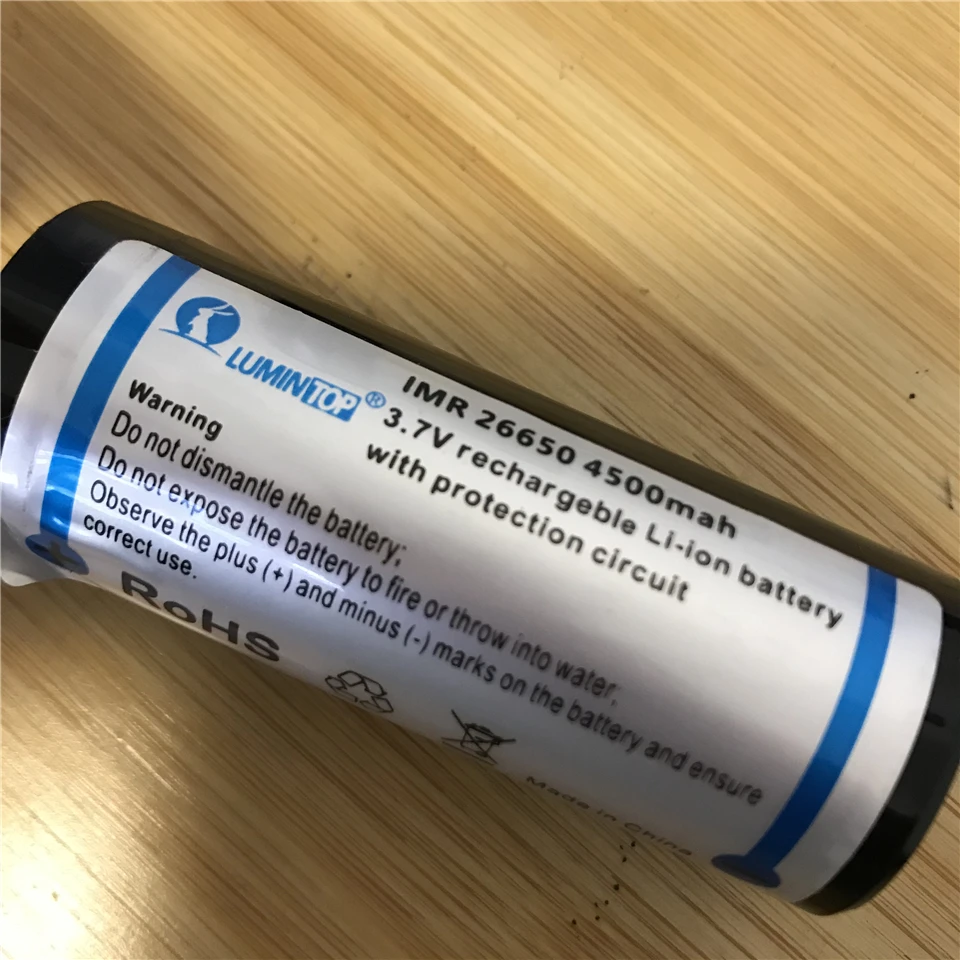 Аккумуляторная батарея для фонарика Lumintop 18650 21700 26650|Портативные осветительные