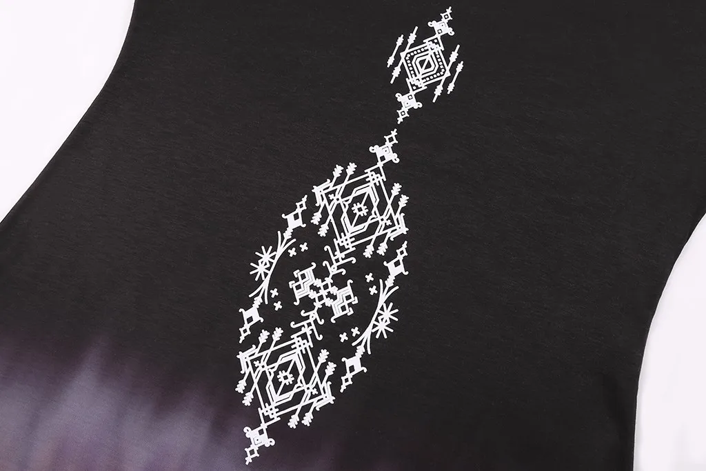 Женское облегающее платье без рукавов в стиле ретро с этническим принтом |