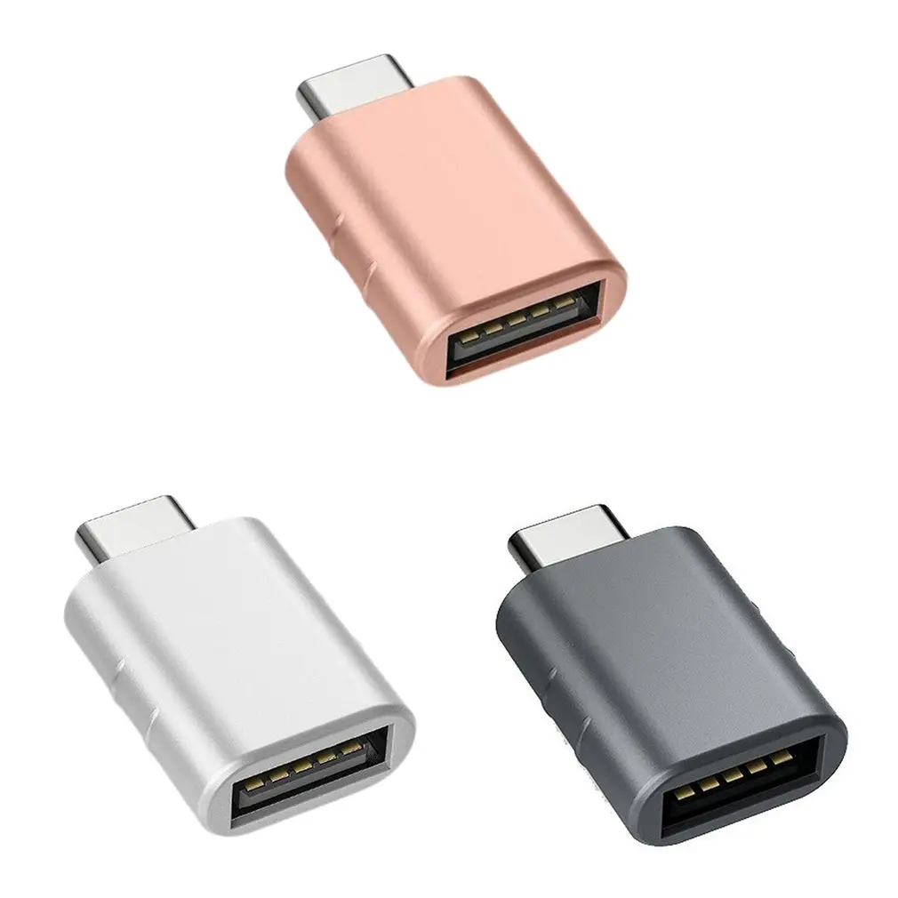

2 Pieces Portable USB3.0 A Female To C Male Transfer Interface Card Reader Notebook Computer Converter