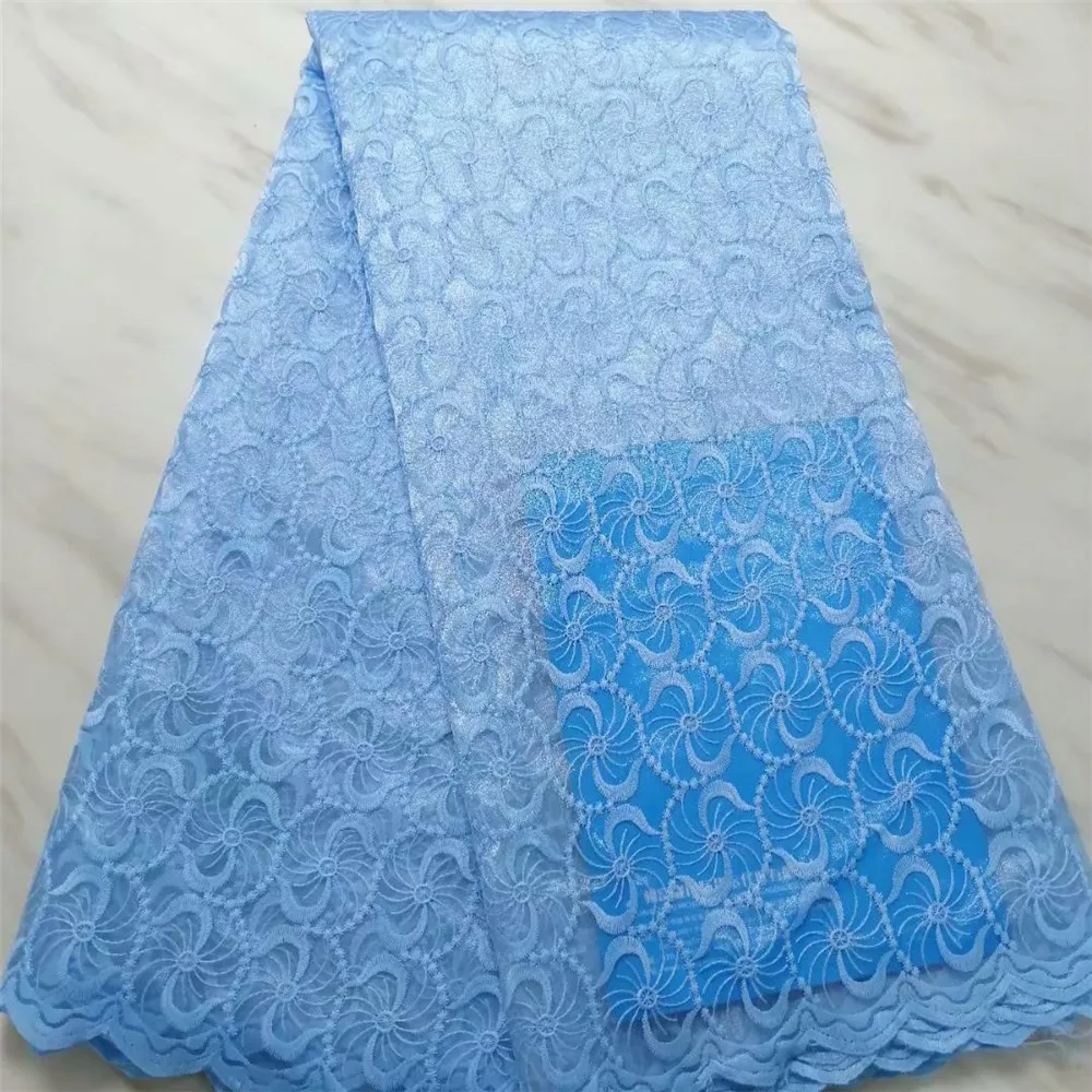 10 цветов французский швейцарский тюль гипюр кружевная ткань 2020 Африканский