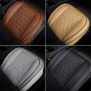 new front car seat cover pu leather cars seat cushion automobiles seat protector universal car chair pad mat auto accessories free global shipping