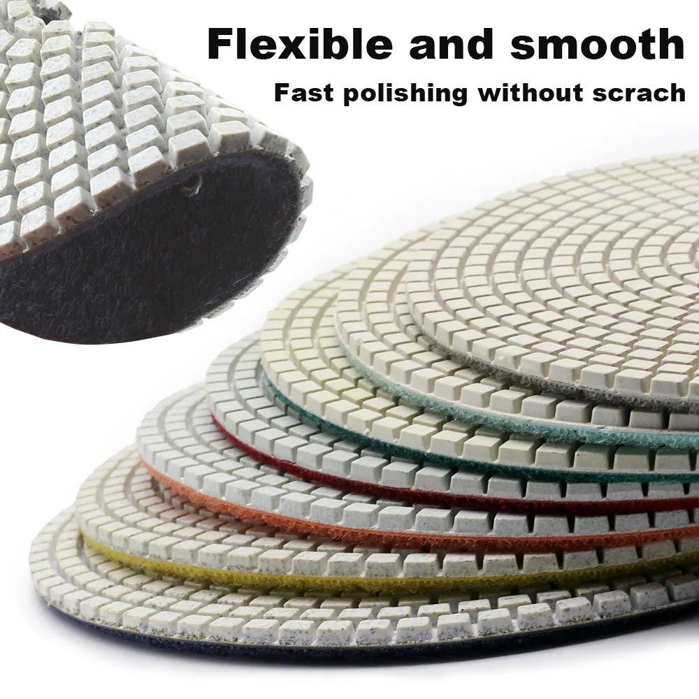 Полировальные диски для гранита мрамора 7 дюймов 180 мм шт./компл. | Инструменты