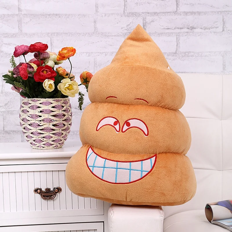 

Pillow Plush Cushions Home Decor Kids Gift Stuffed Poop Doll Shape Pillow Cushion Stuffed Doll Toys Kawaii Plush