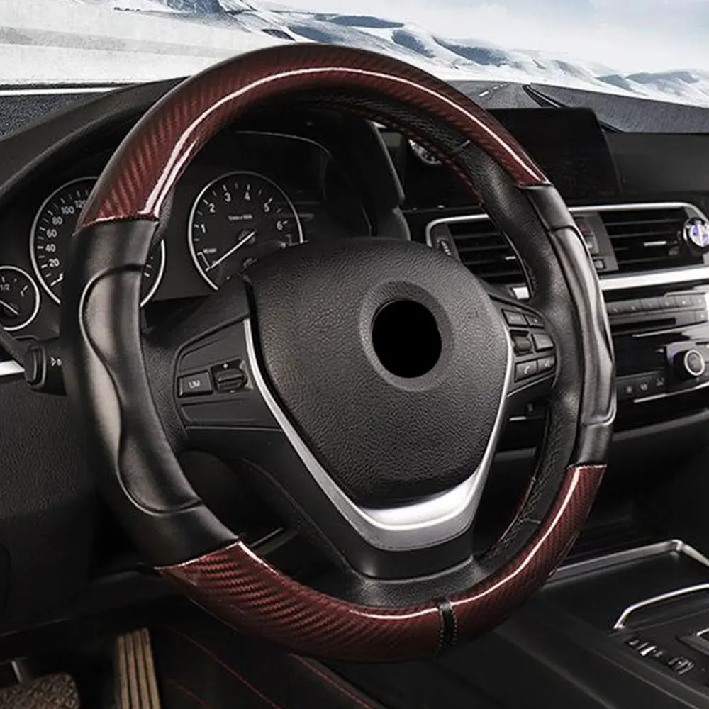 

Steering Wheel Wrap Steering Wheel Protector Universal Steering Wheel Cover Car Non-Slip 38cm 1 PC Breathable