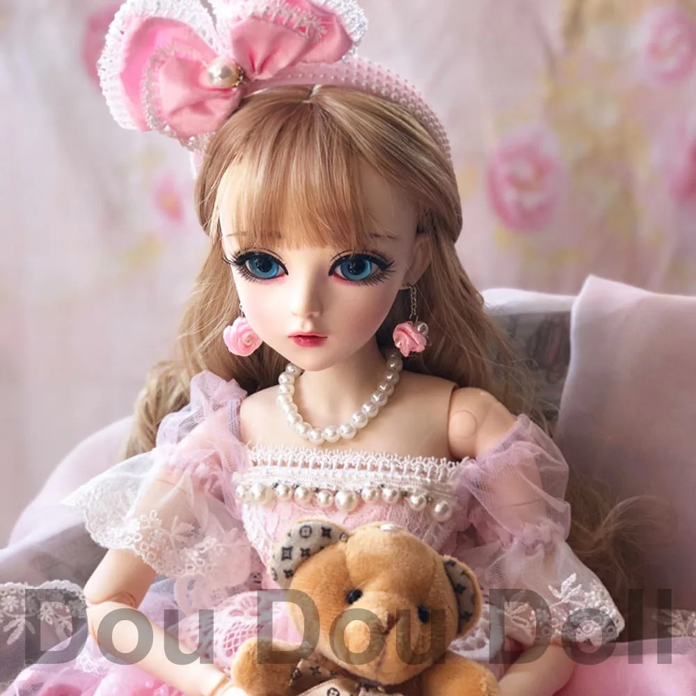 

60 см BJD китайская шарнирная кукла с макияжем с кукольным платьем и аксессуарами 6.8.1