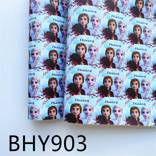 BHY903 Персонаж Фильма 1 лист 20*33 см А4 Мультфильм искусственная кожа Snythetic лист viny ткань BHY979 - Цвет: BHY903