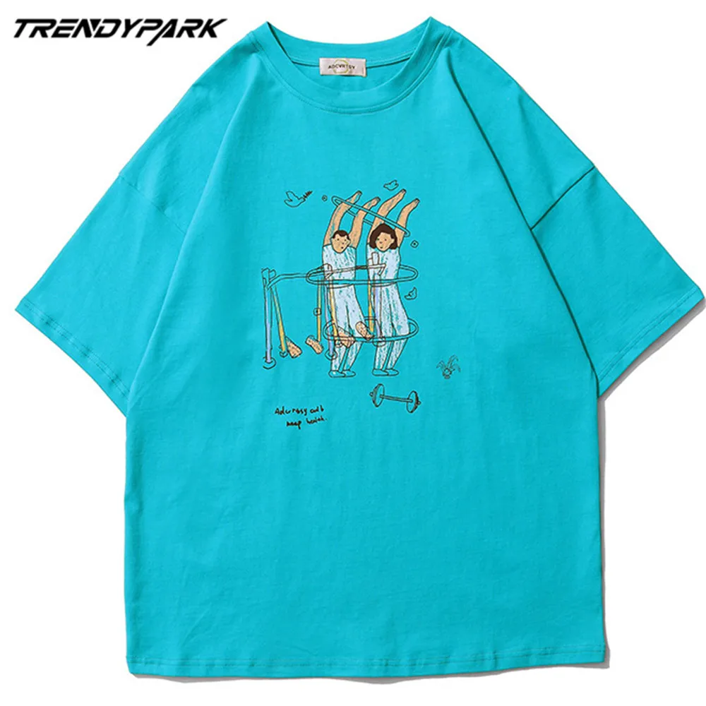 

Men's T-shirt 2021 New Summer Short Sleeve Printed Tee Hip Hop Oversized Cotton Casual Harajuku Streetwear Top Tshirts Clothing