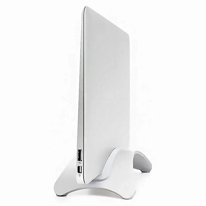 Алюминиевый компактный вертикальный Настольный держатель для ноутбука Mac Book Pro Air