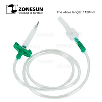 zonesun pinhold filling nozzle plastic tube for automatic electrical liquid filling machine