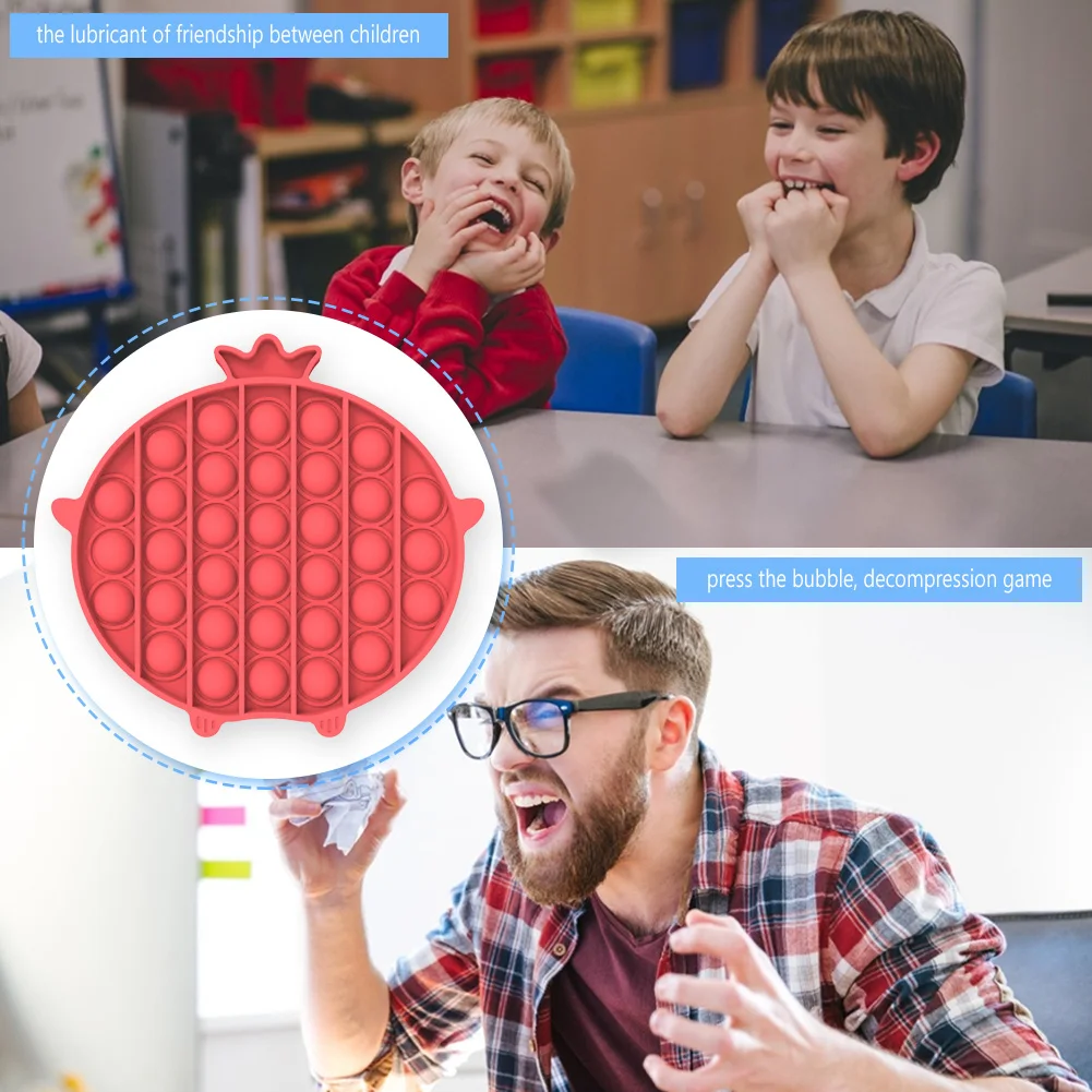 

Push Bubble Sensory Stress Reliever Fidget Toys Toy Fidge Adult Kids Stress Reliever Soft Squeeze Toys for Autism Special Needs