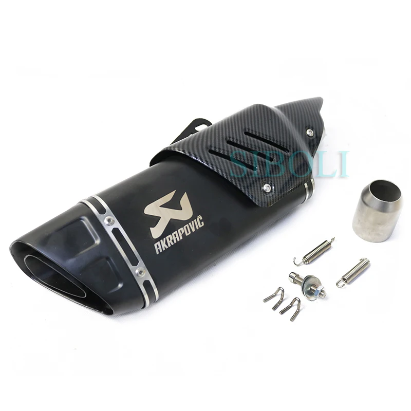 51 мм Новый Akrapovic мотоцикл глушитель поддельные копии углеродного волокна