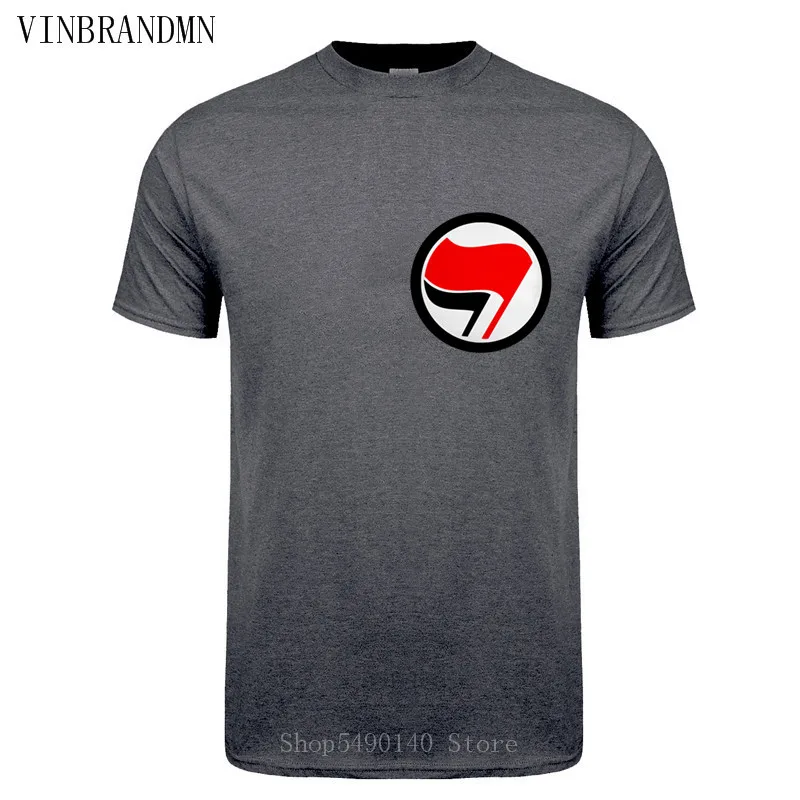 Антифашистская анархия анархист футболки флаг мира 3D символ короткий рукав