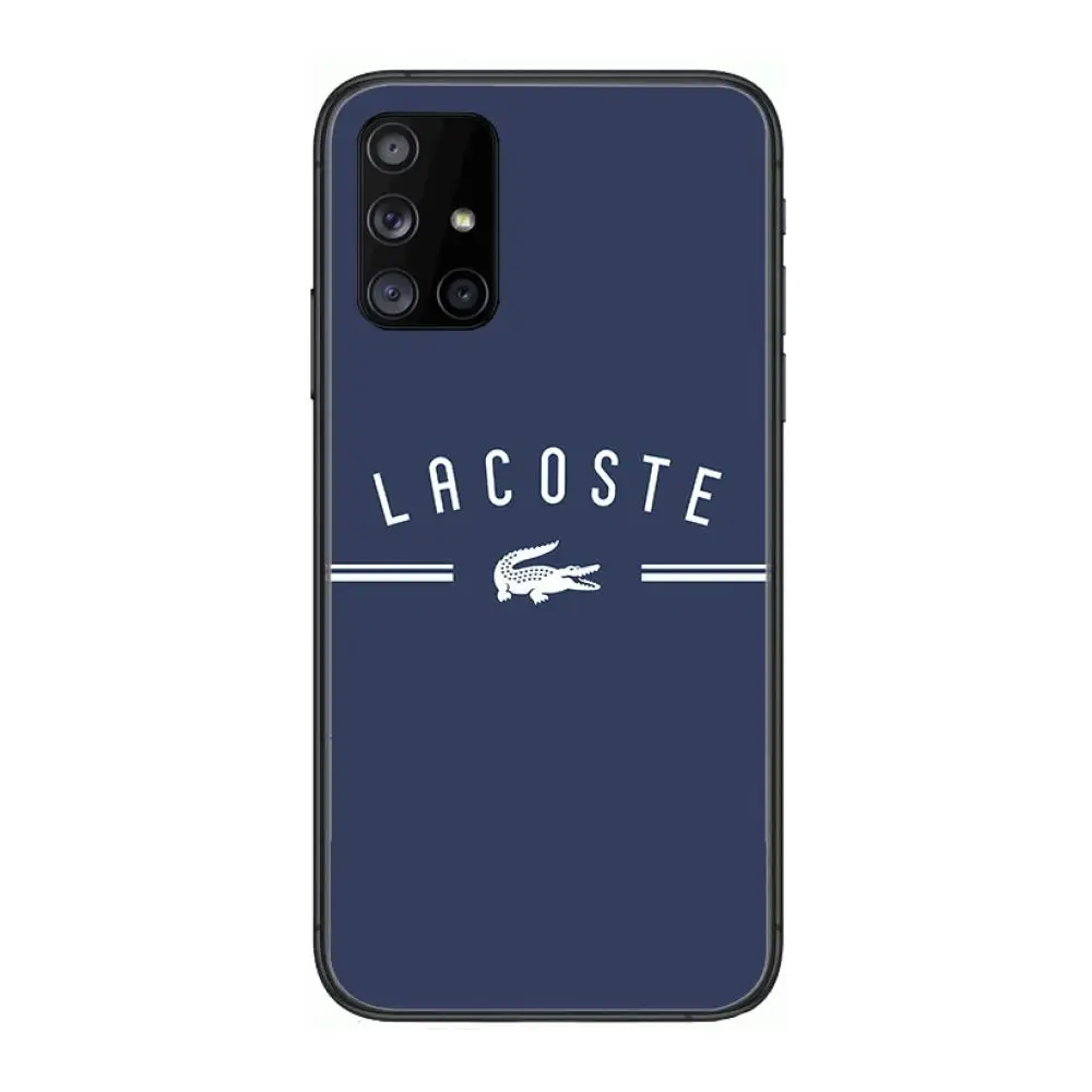 

French Luxury Brand L-LACOETE Phone Case Hull For Samsung Galaxy A 90 50 51 20 71 70 40 30 10 80 E 5G S Black Shell Art Cell Co