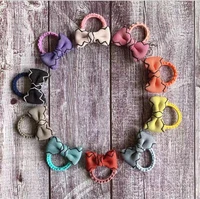 new 10pcsset kids colorful hair bows elastic hair ties rubber bands for girls toddlers childresn lovely hair accessories q58