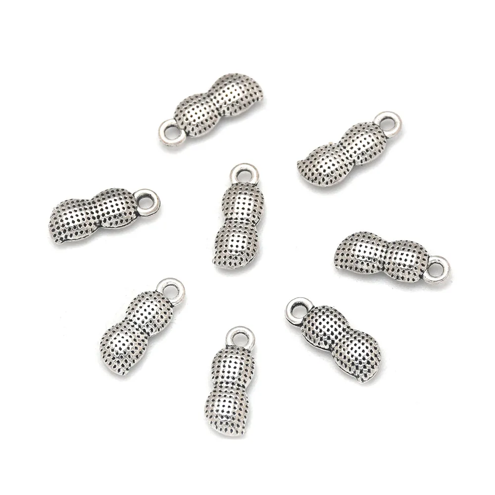 Подвеска из цинкового сплава в виде арахиса 30 шт./лот|Ювелирная фурнитура и