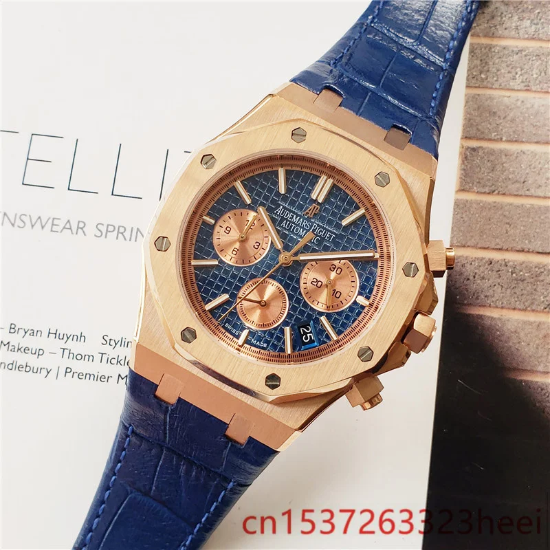 

Audemars Piguet watch men's skeleton automatic mechanical AAA watch gold skeleton retro men's women watch quartz watch