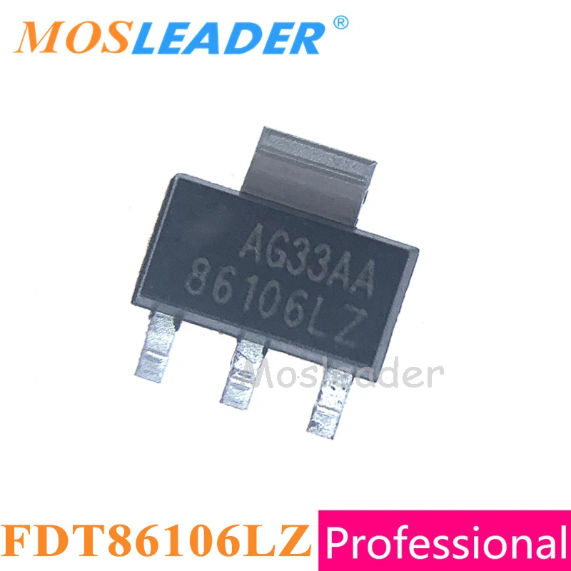 Mosleader FDT86106LZ SOT223 100 шт. 1000 FDT86106 86106LZ N channel в А сделано Китае высокое