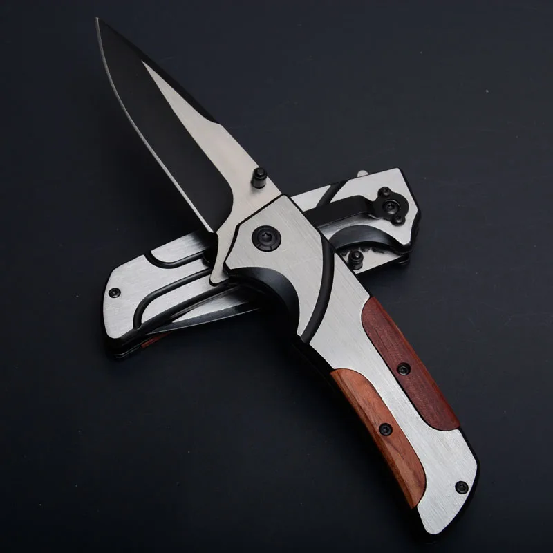 

Нож складной карманный из дамасской стали