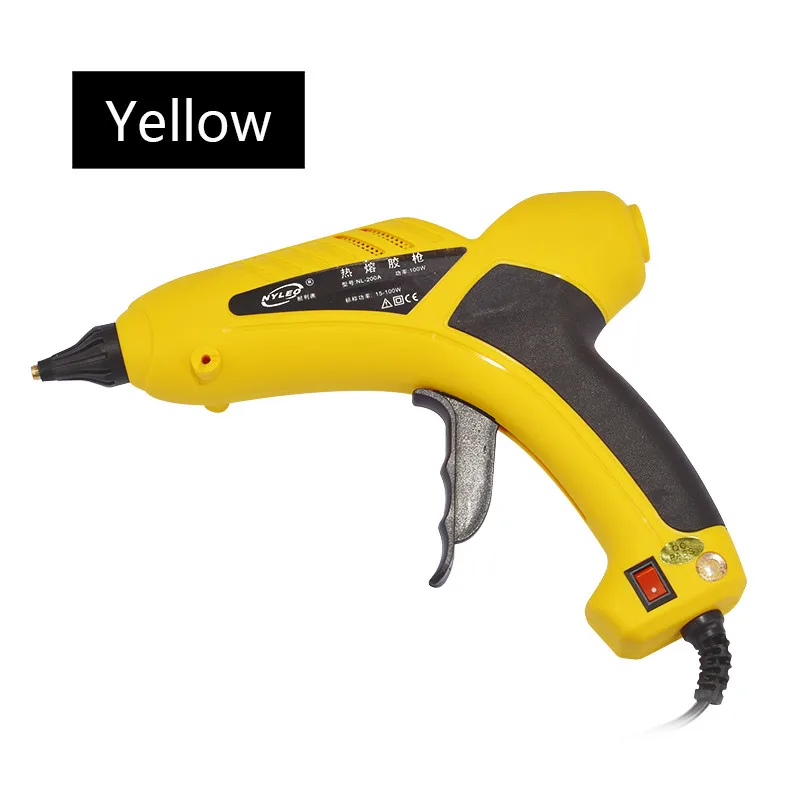 

1pc Car Universal Electrical Hot Melt Glue Gun Safe DC 12V 4A 100W Plus 11mm Hot Melt Glue stick Selling Glue gun