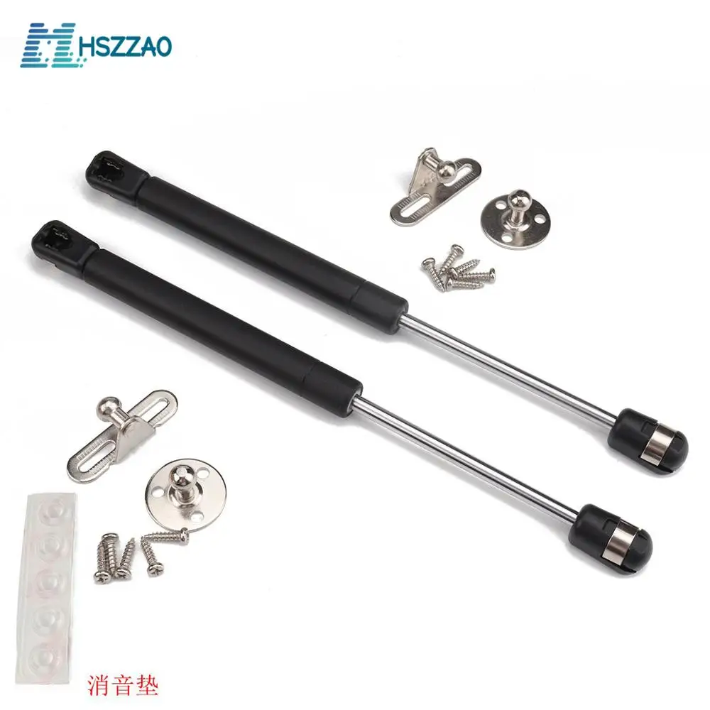 

2 Pcs RV Trailer Gas Spring Tie Rod Support Rod Gas Spring and Door Panel Silencer Pad Set For RV Trailer Etc