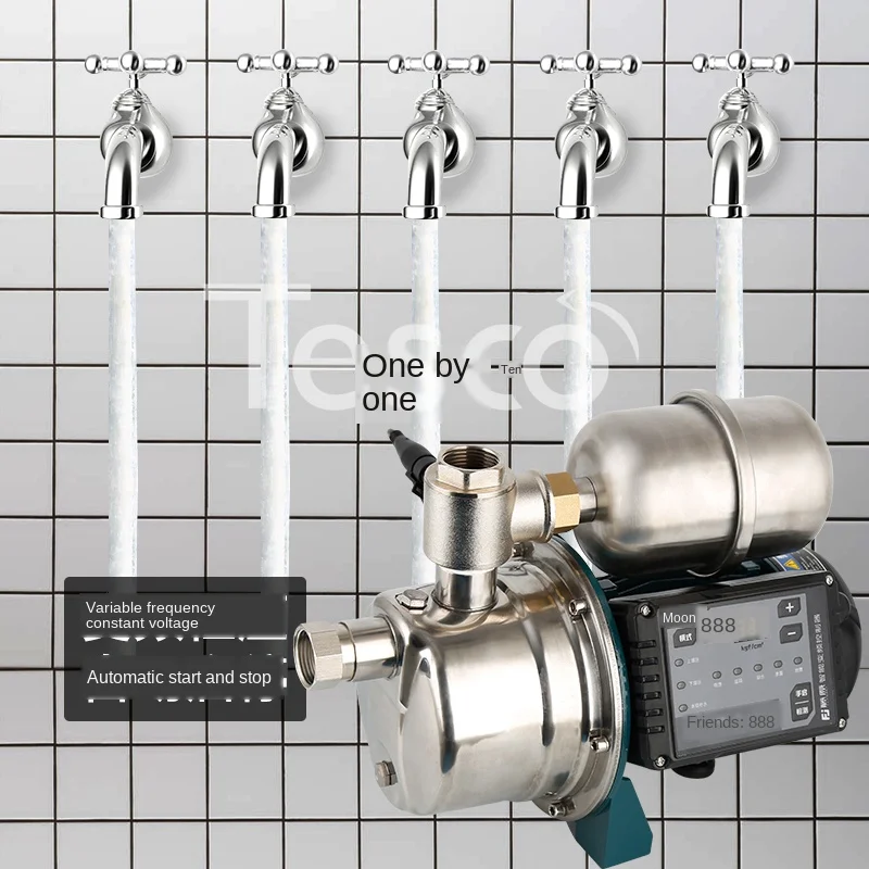 

Booster pump frequency conversion stainless steel automatic self-priming pump small pump mute water pump