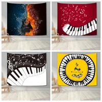 music piano tapestry wall hanging blanket wall art home decor tapestry for bedroom living room dorm party decor