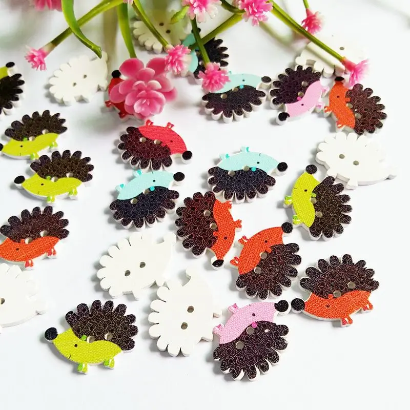 50 фотоэлементов деревянные пуговицы милые фотоэлементы 2 отверстия скрапбукинг