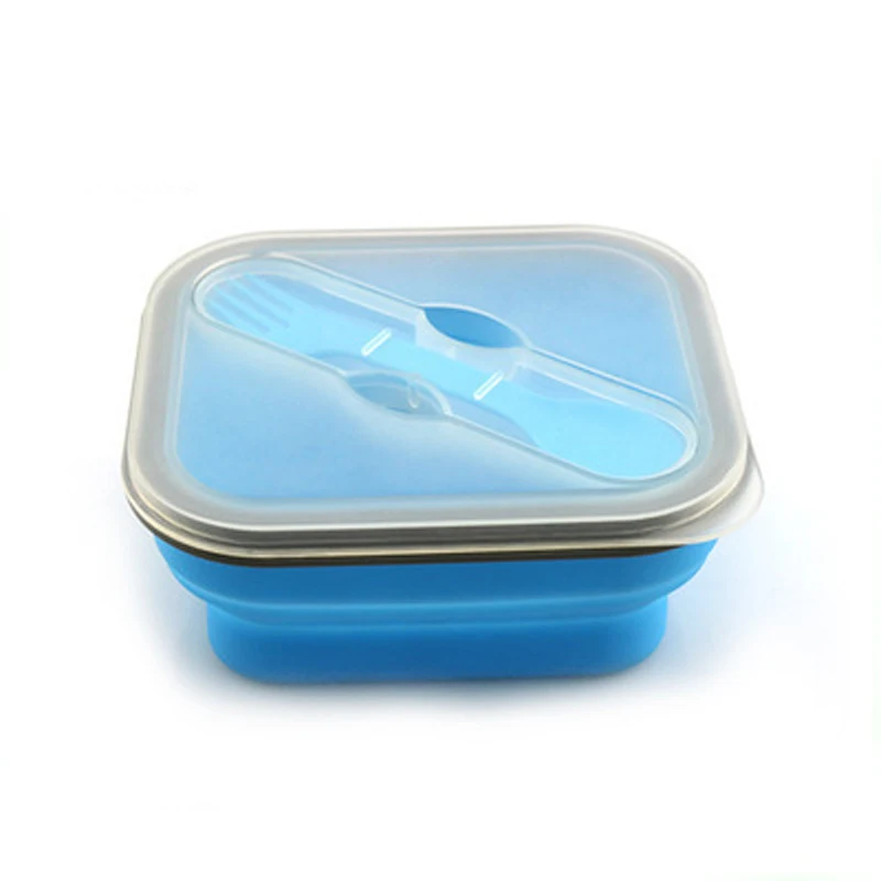 Складная чаша для отдыха на природе силиконовая кухонная утварь складной Ланч