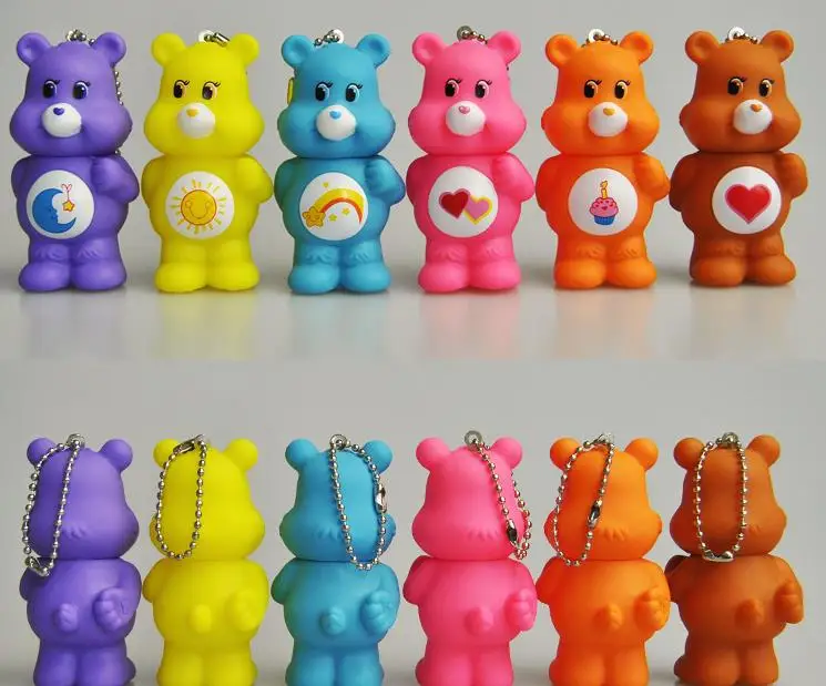 1 шт. Disney выбрать Радуга медведь мини медведи с принтом любимого мишки pvc Моделя