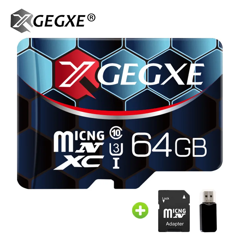 XGEGXE карта памяти 64 Гб 128 ГБ 256 Micro SD класс 10 TF флэш-накопитель для Android | Компьютеры и