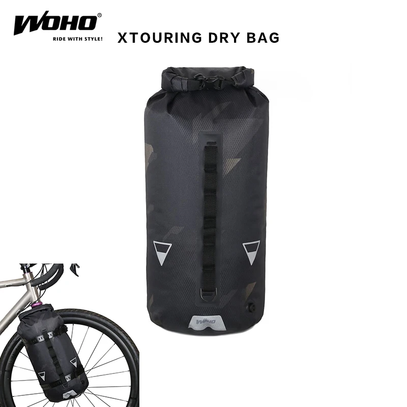 WOHO BIKEPACKING ULTRALIGHT FORK BAGS,Full Waterproof Cycling Bicycle Bags for MTB ROAD TRAVEL BIKE BAGS,GRAVEL  BIKE BAGS,