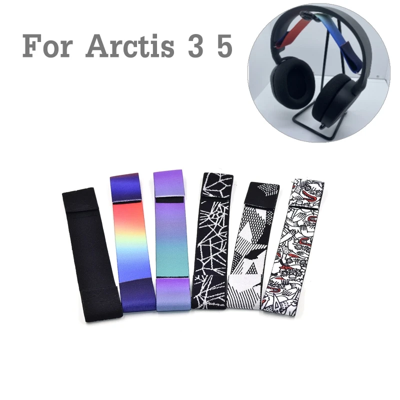 

Durable Cloth Headband Easy Installation Protective Cushion Cover For Steelseries- Arctis 3 5 Gaming Headset