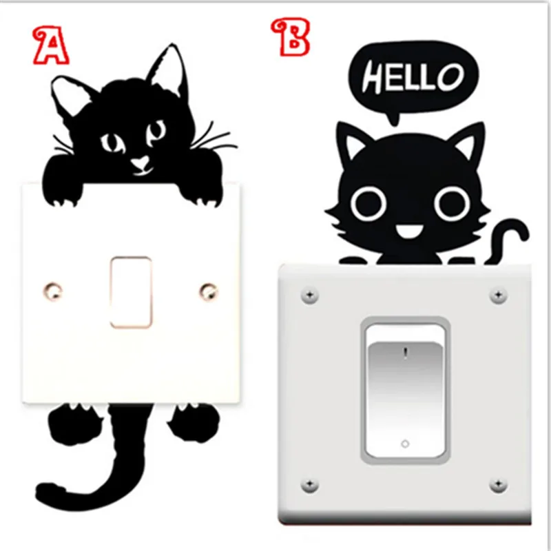 Милый творческий с изображением котенка одежда световой Серебристое свечение