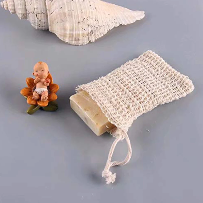 Новый 5 шт х мешок для мыла мешки из хлопка и льна Органическое Мыло саше пена мыло