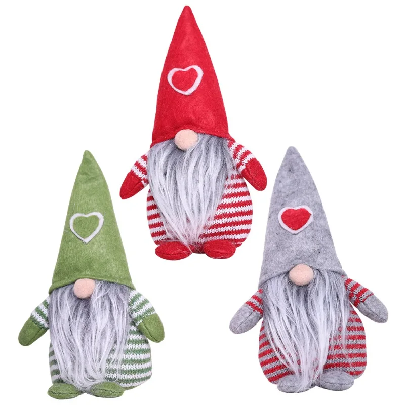 NEW Christmas Natal Handmade Swedish GnomeYule Santa Nisse Nordic Figurine Plush Elf Toy Home Decor Winter Table Ornament Xmas | Дом и сад