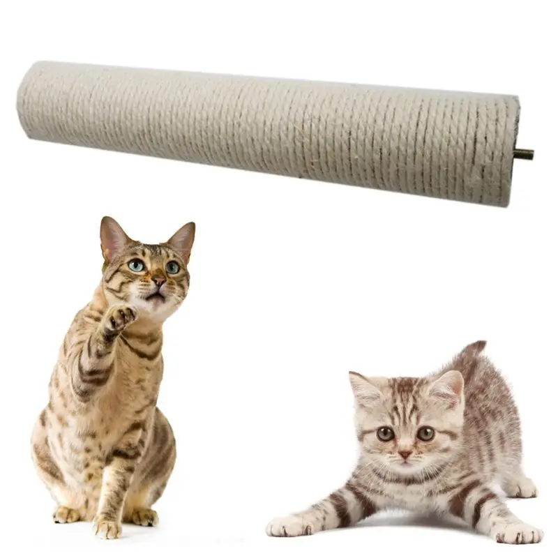 DIY Cat Scratch столб сизаль веревка для ремонта замена полоса Pad ковер игрушка