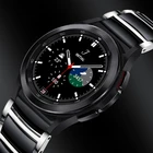 Ремешок для Samsung Galaxy Watch 4 4 Classic Band Active 2, керамический браслет из нержавеющей стали для Huawei Watch 3 GT 2 Pro, 22 мм 20 мм