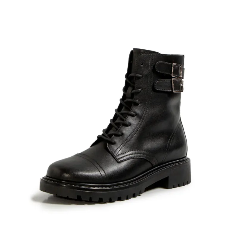 

Autumn/Winter 2020 New Martin Boot Women British Wind 100 thick bottom Korean version with short boots fashion thin boots