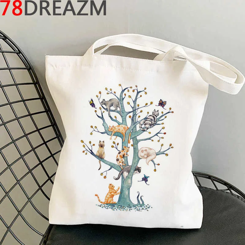 

Cat shopping bag bolsas de tela jute bag shopping recycle bag bolsa bag fabric bolsa compra sacola boodschappentas sac tissu