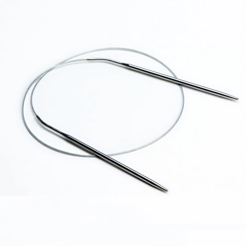 1 Pcs 80cm Stainless Steel Circular Knitting Needles Crochet for DIY Weaving Pins Needle Craft Tools | Украшения и аксессуары