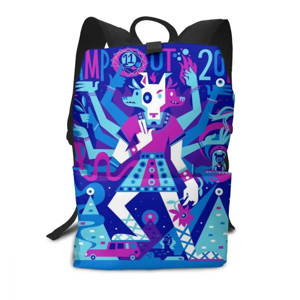

Pyramid Backpack Pyramid Backpacks Teen Multi Function Bag Men - Women Print Travel High quality Trendy Bags
