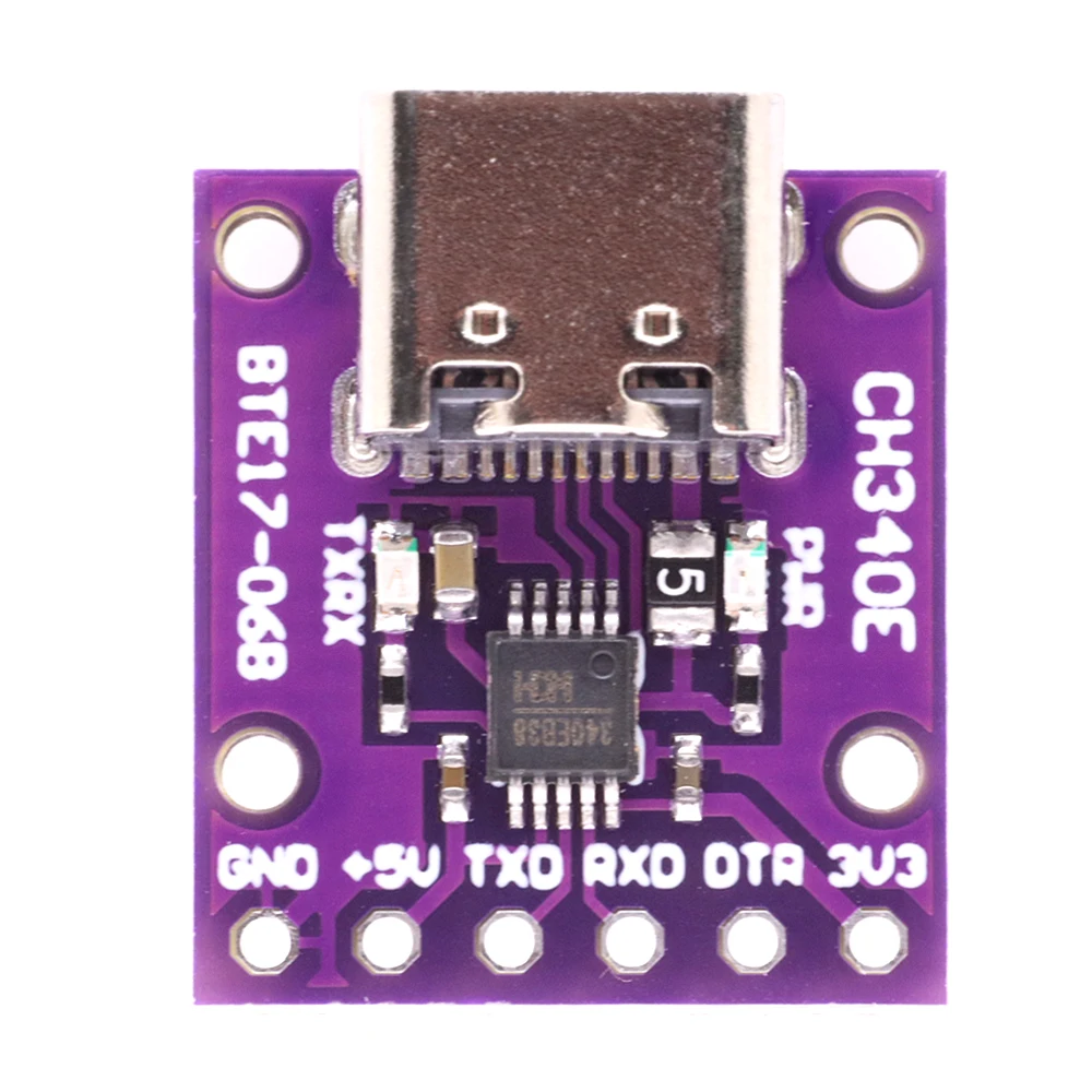 Последовательный преобразователь CH340E MSOP10 USB в TTL 5 В/3 3 В альтернатива CH340G модуль с