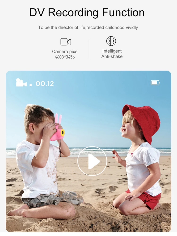 Мини-камера Детская цифровая портативная HD 1080P 20 МП | Игрушки и хобби