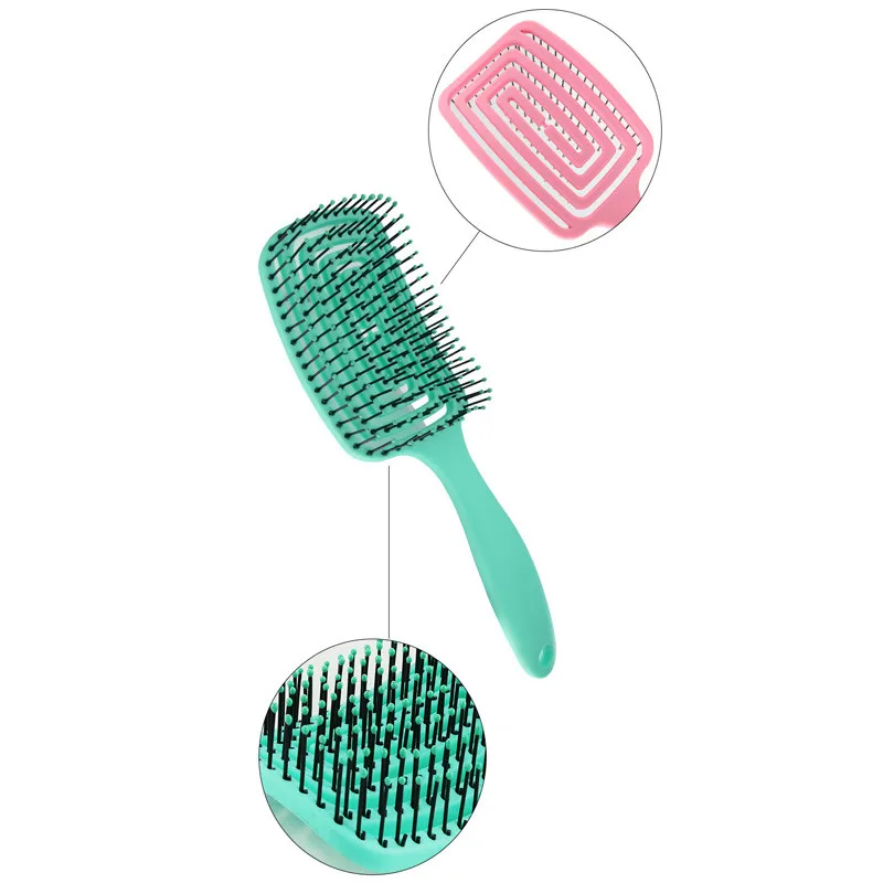 Hair Detangling Comb Anti-Static Scalp Massage Wet Dry Combs For Women Professional Salon Home Use Hairdressing Brush | Красота и