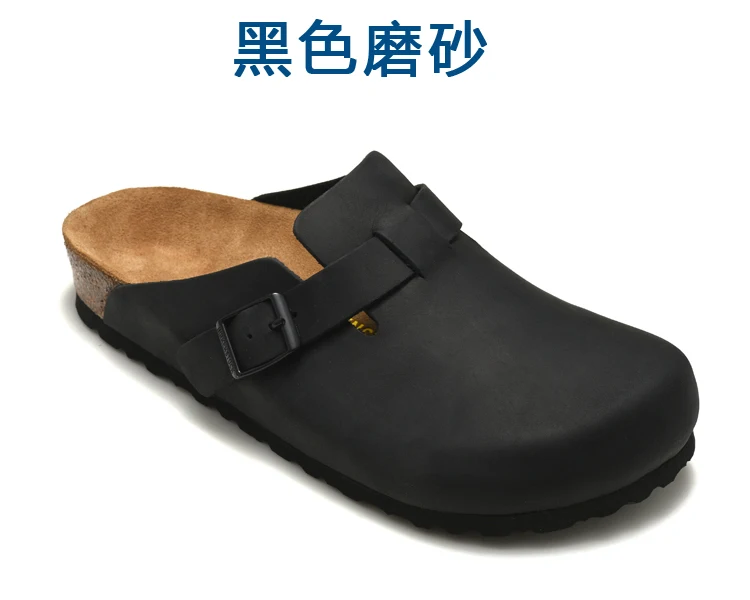 BIRKENSTOCK Boston Botou мужские и женские тапочки перевернутая меховая обувь шеф повара