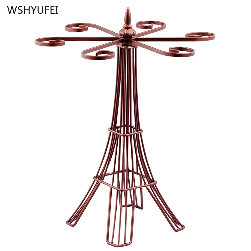 

Direct selling new home wine glass shelf fashion high glass rack upside down rack modern home wine glass rack decoration