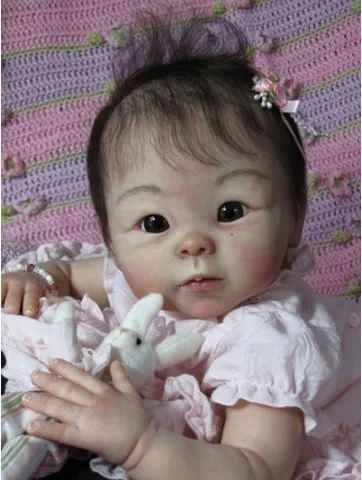 

Kit reborn doll DIY mold assories for 20" silicone reborn baby doll kit unpainted doll parts Assembly bebe reborn toys