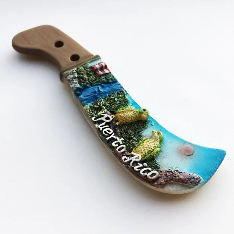 Магнит на холодильник американский Доминион Пуэрто-Рико туристический сувенир