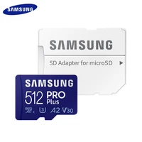 100 original samsung pro plus memory card 128g 256gb 512gb a2 v30 read speed up to 160mbs tf card class 10 u3 micro sd card