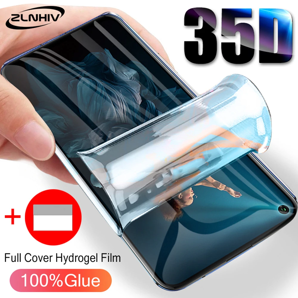 Zlnвич мягкий чехол с полным покрытием для huawei honor view 30 pro 20 20i 20S Гидрогелевая пленка